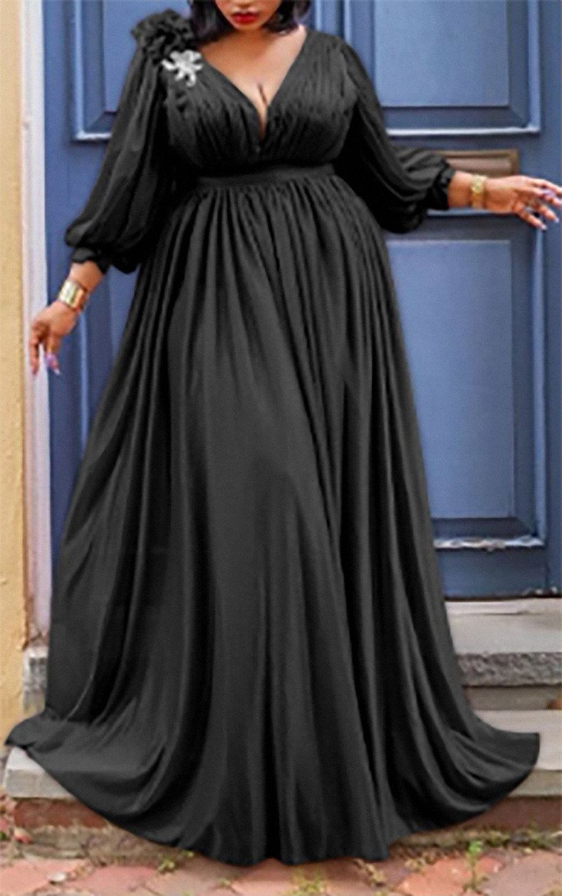 Commuter Plus Size Women's Dress - European & American Style - Opal