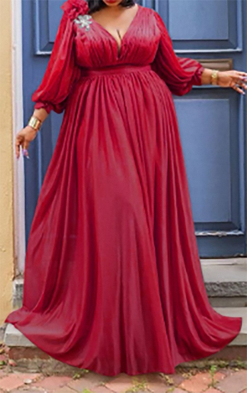 Commuter Plus Size Women's Dress - European & American Style - Opal