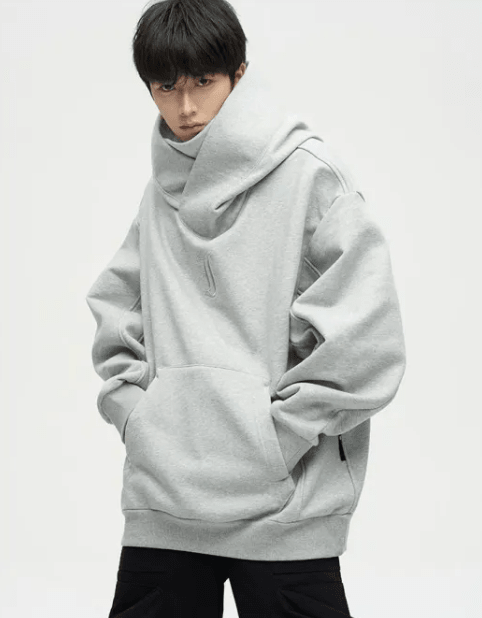 High Street Heavy Fleece - lined Thickened Hooded Sweatshirt - Mağazam