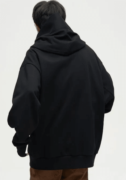 High Street Heavy Fleece - lined Thickened Hooded Sweatshirt - Mağazam