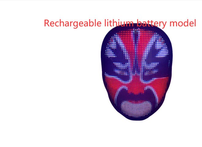 LED Face - Changing Glow Mask - Mağazam