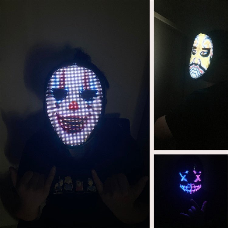 LED Face - Changing Glow Mask - Mağazam