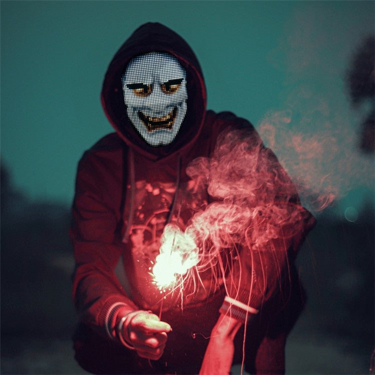 LED Face - Changing Glow Mask - Mağazam