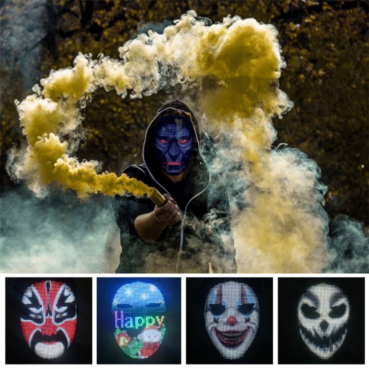 LED Face - Changing Glow Mask - Mağazam