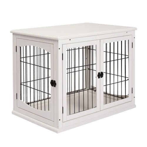 Small Kennel End Table With Two Open Sides And Lockable Door - Mağazam
