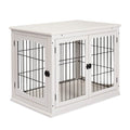 Small Kennel End Table With Two Open Sides And Lockable Door - Mağazam
